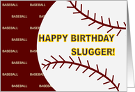 Baseball Humor Happy Birthday! card