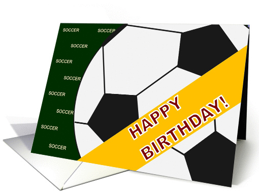 Complimentary Soccer Birthday Wishes for Son card (908288)