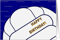 Complimentary Volleyball Birthday Wishes for Son card