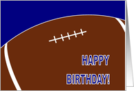 Complimentary Football Birthday Wishes for Daughter card