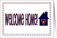 Welcome Home! - Deployed Military card