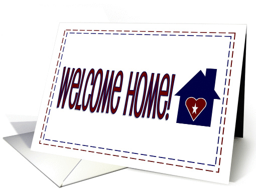 Welcome Home Daughter! - Deployed Military Homecoming card (908764)
