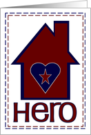 Homefront Hero - Military Spouse Appreciation Day card