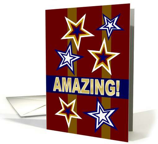 Amazing Military Kid - Thank You card (908970)