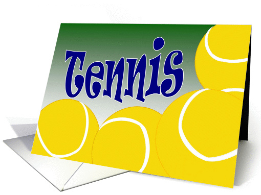 Tennis Camp - Thinking of You card (911241)
