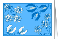 Classic Jacobean Floral - Blank Card