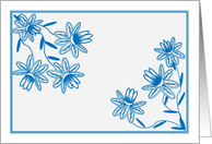 Classic Jacobean Floral - Blank Card