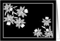 Classic Jacobean Floral - Deepest Sympathies card