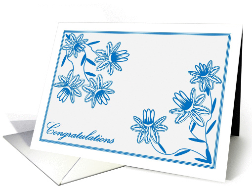 Elegant Congratulations on Accolade - Jacobean Garden card (916796)