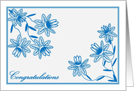 Elegant Congratulations on Accolade - Jacobean Garden card
