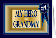 My Hero Grandma - Mother’s Day Card for Grandma/Grandmother card