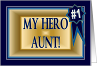 Congratulate Your Aunt on an Award - Aunt card
