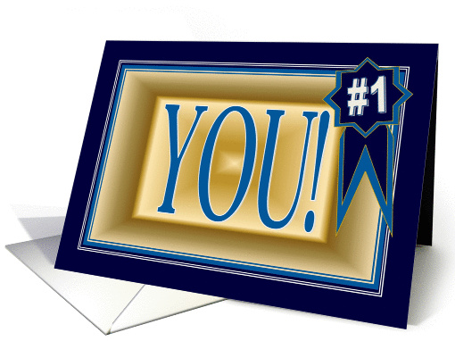 Congratulate Someone on Anything in a Showy Way card (918620)