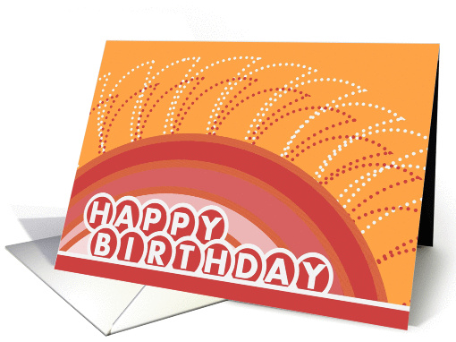 Happy Birthday to a Sunny Daughter on Sunburst Gold card (924204)