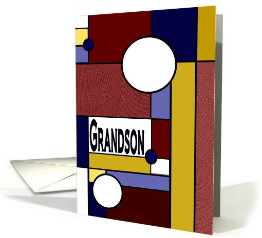 Wit, Wisdom and Insight - My Grandson - Happy Father's Day card