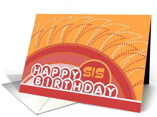 A Birthday Wish for Sunny Tomorrows Warming Their Heart - My Sis card
