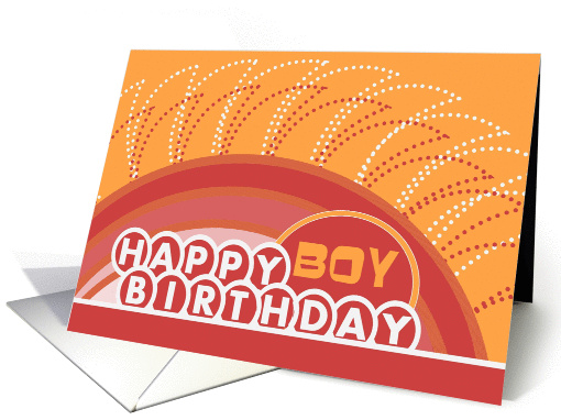 A Birthday Wish for Sunny Tomorrows Warming Their Heart - Boy card