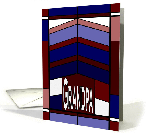 Original and Classic - Happy Birthday Grandpa - Stained... (929517)
