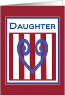 Daughter - Great American - Happy Birthday card