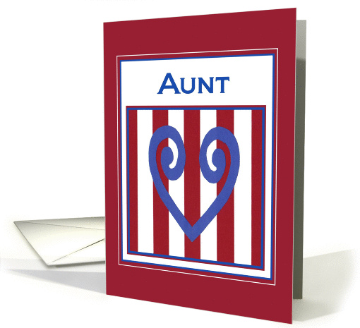 Aunt - Great American - Happy Birthday card (934552)