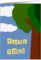 House Sitter - Thank You for Peace of Mind While Away card