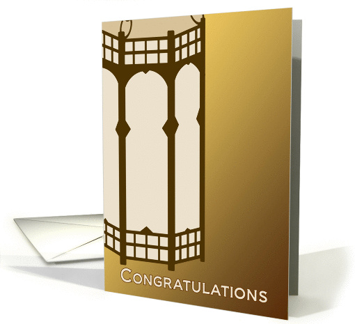 Congratulations on Church Confirmation - Church Chandelier card