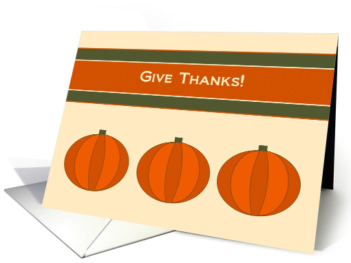 Give Thanks! - Sweet Thanksgiving Card for Parents card (955535)