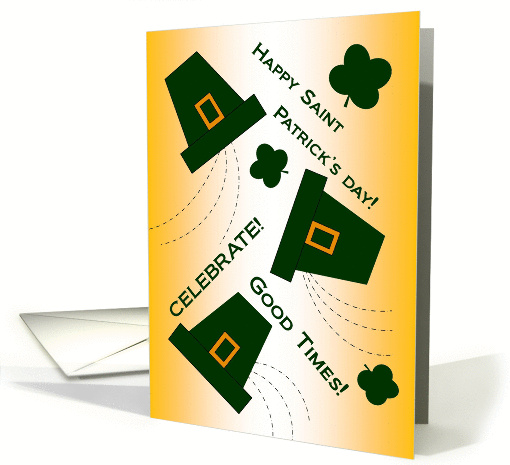 Fun Happy Birthday and Happy Saint Patrick's Day Wishes card (958595)