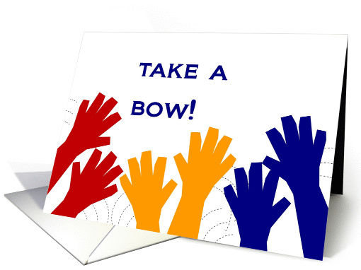 Take a Bow! Congratulations on Your Award card (958699)