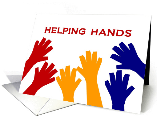 Thank You for a Care Giver with Helping Hands card (960783)