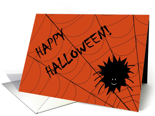 Happy Halloween Friendly Spider! - From Both of Us card (962053)