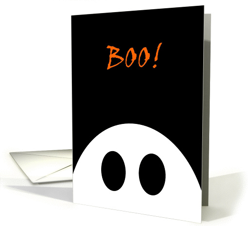 Halloween for Grandpa, Ghost Saying 'Boo' card (963681)