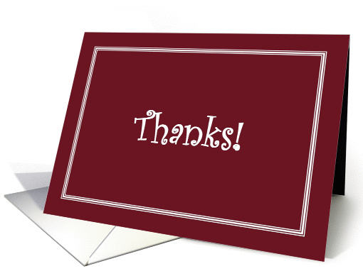 Simply Thanks! - Thank You for Everything You Have Done -... (976081)