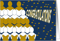 Congratulations - Sings Choir - From a Group card