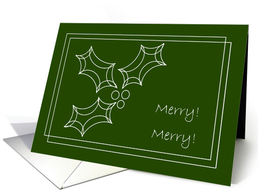 Wonderful Boss - Simple Merry Christmas & Happy New Year card (979267)