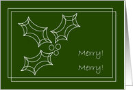Wonderful Boss - Simple Merry Christmas & Happy New Year card