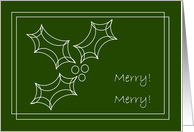 Merry! Merry! Christmas & Happy New Year from Business Group card