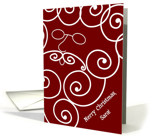Sara - Merry Christmas Letter from Santa card (984209)