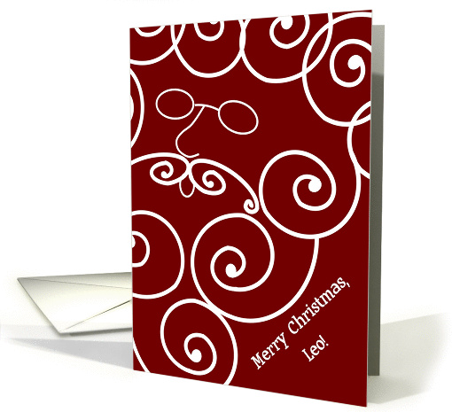 Leo - Merry Christmas Letter from Santa card (985307)