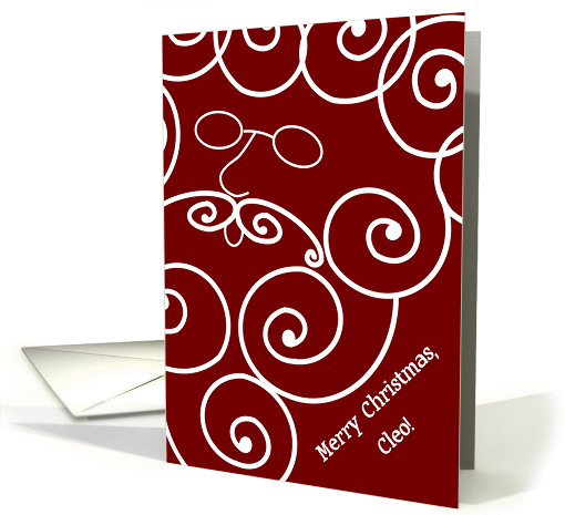 Cleo - Merry Christmas Letter from Santa card (986101)
