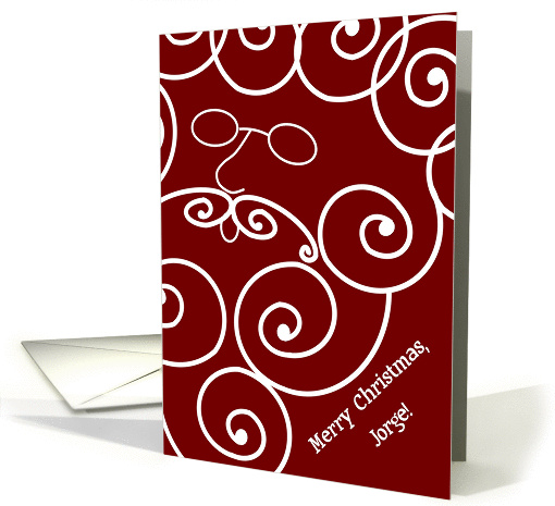 Jorge - Merry Christmas Letter from Santa card (988005)