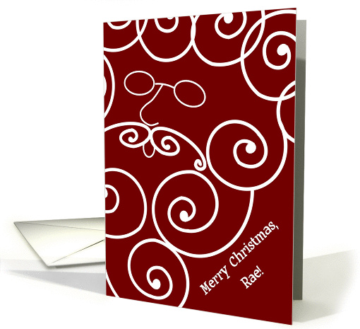 Rae - Merry Christmas Letter from Santa card (988659)