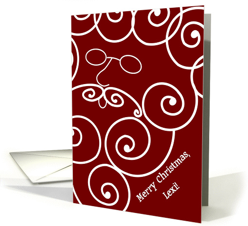 Lexi - Merry Christmas Letter from Santa card (989149)