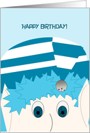 Jack Frost Complimentary Happy Birthday - Winter - for Him card