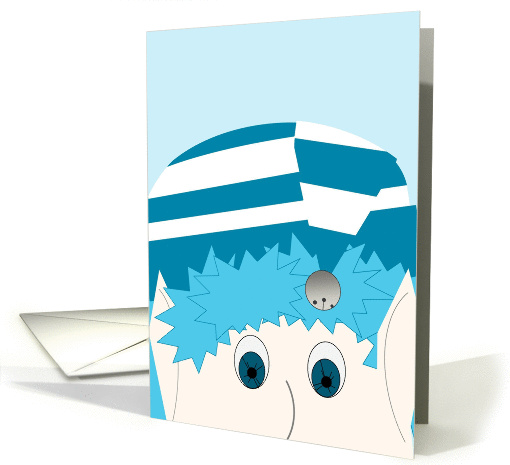 Impressed Jack Frost - Ice Skating Congratulations card (997809)