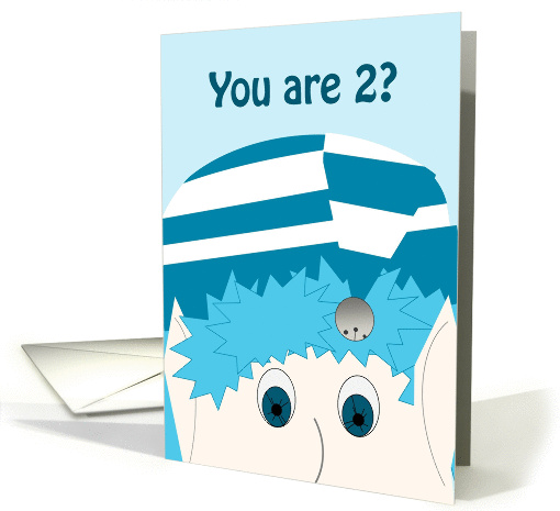 Happy 2nd Birthday Surprised Jack Frost card (997833)