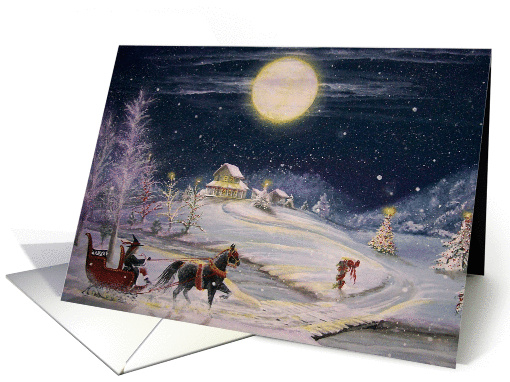 Going Home Yule card (880281)