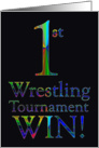 Congratulations 1st Wrestling Tournament card