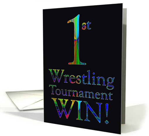 Congratulations 1st Wrestling Tournament card (1004469)