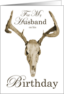 Happy Birthday Husband Buck-make time for yourself card